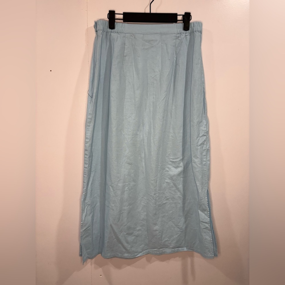Women's Vintage Chadwick's Linen Blend Maxi Skirt Size 12